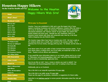 Tablet Screenshot of houstonhappyhikers.com